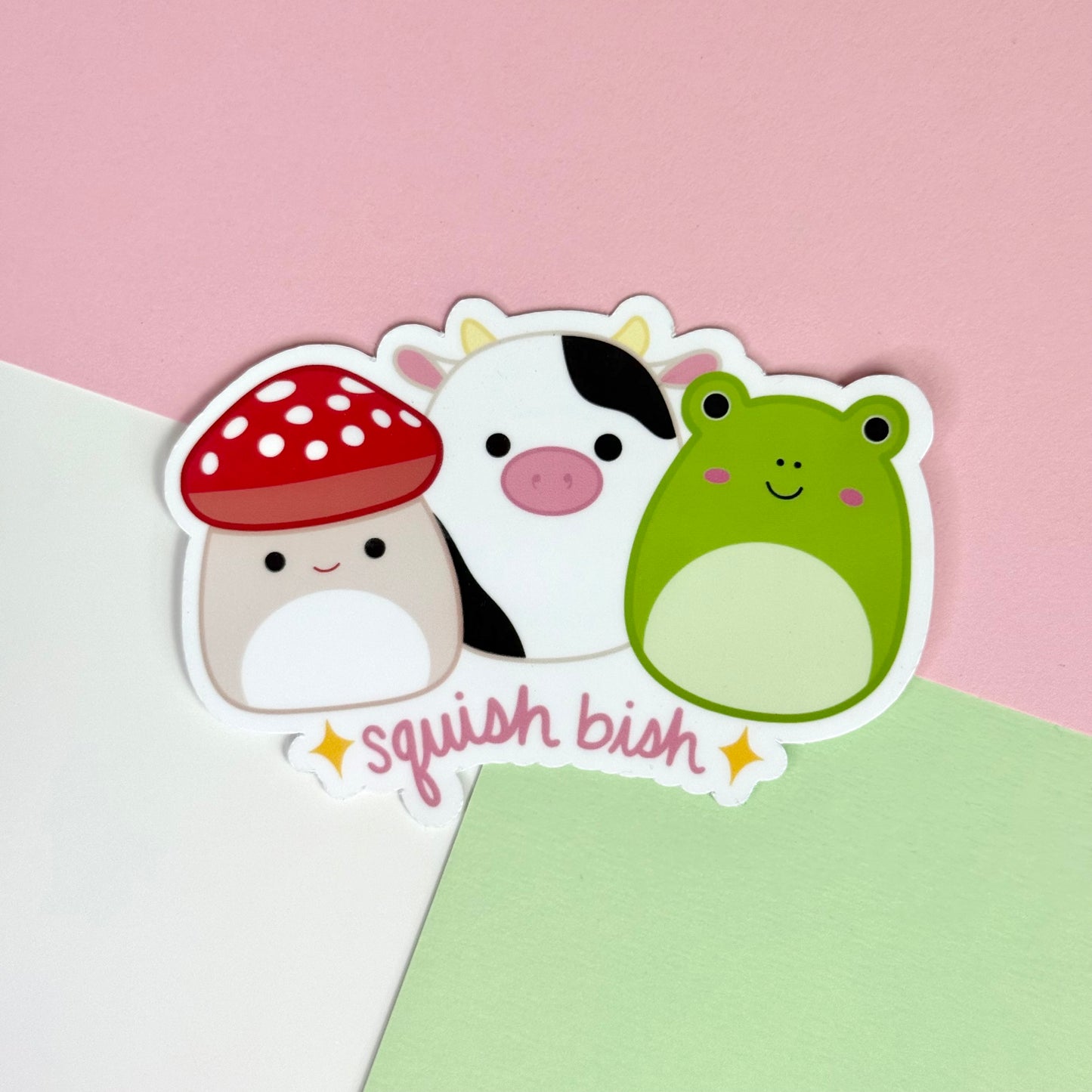 Squish Bish Sticker