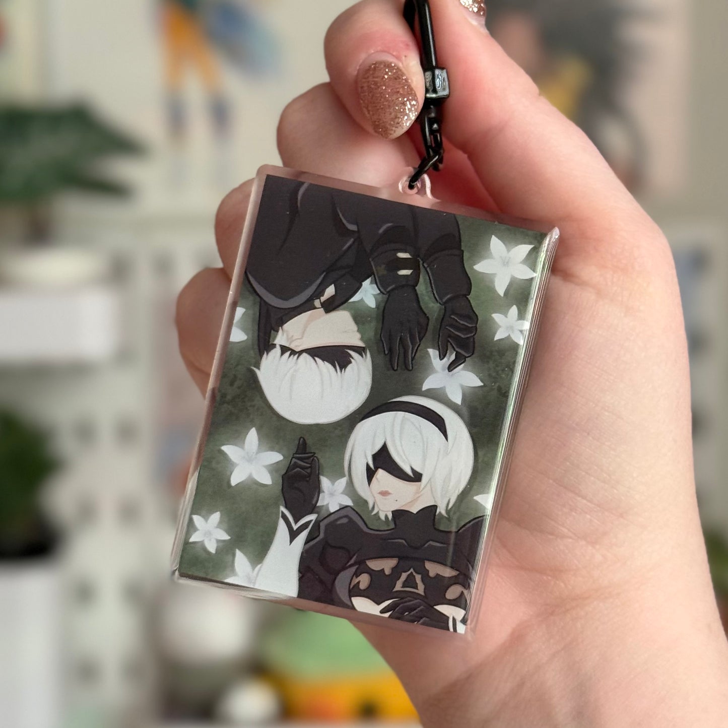 2B and 9S - Acrylic Keychain