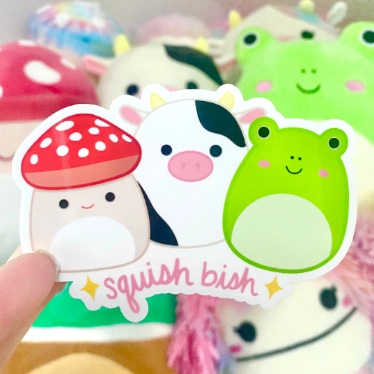 Squish Bish Sticker