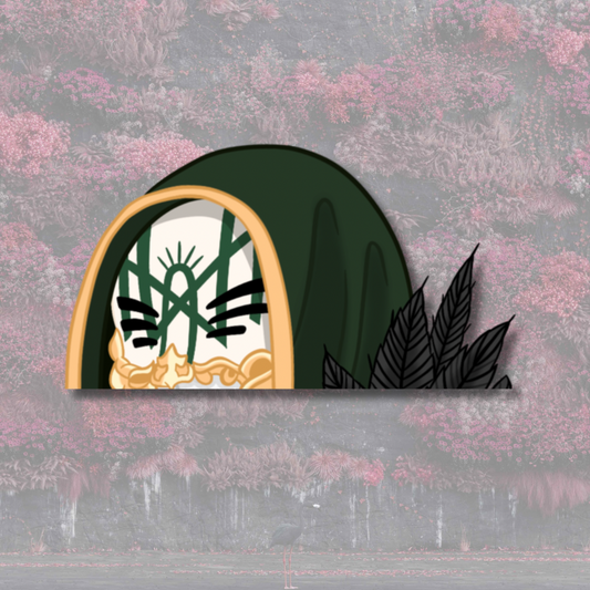 Vessel “Sleep Token” Peeker Sticker - PLEASE SEE DESCRIPTION