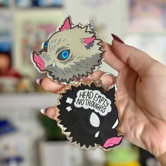 Boar Boy Acrylic Keychain