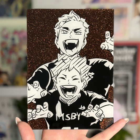 Atsumu and Hinata 5”x7”