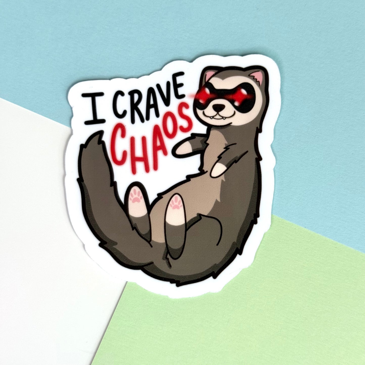 I Crave Chaos Sticker