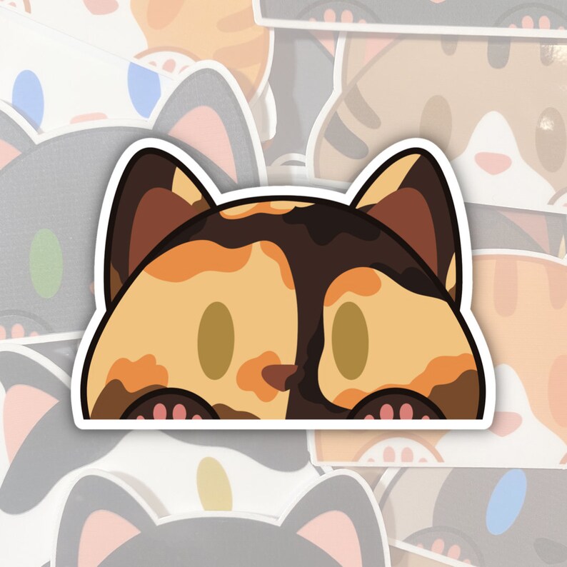 Cat Mini Peeker Stickers