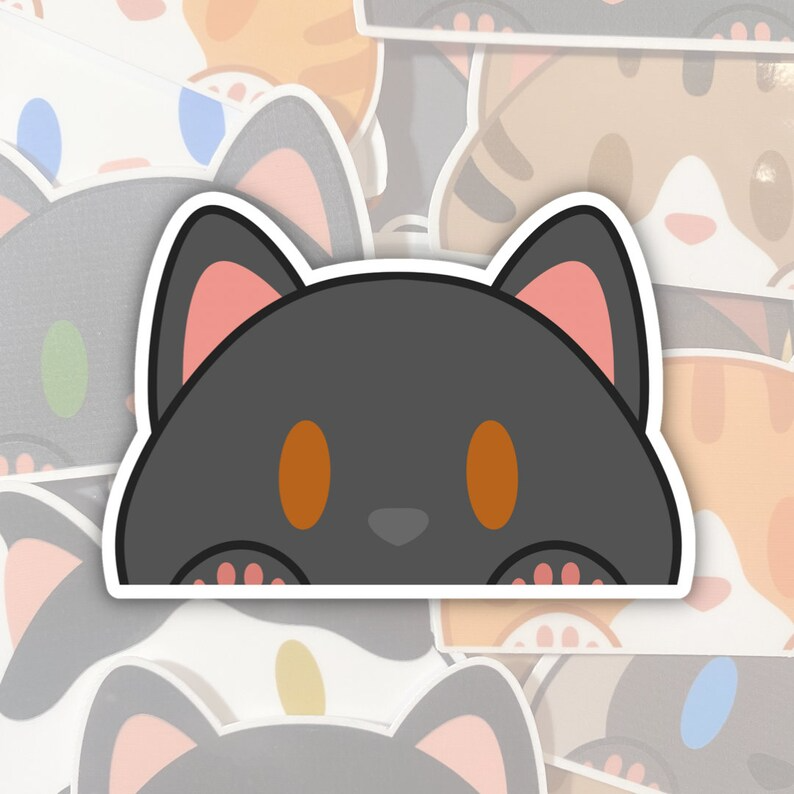 Cat Mini Peeker Stickers