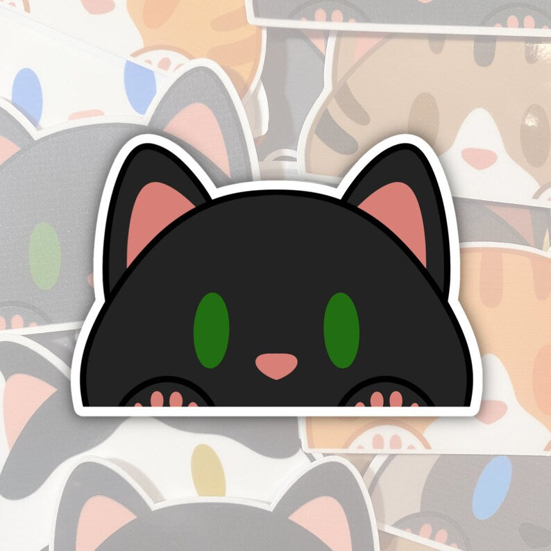 Cat Mini Peeker Stickers