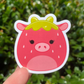 Squishmallow Strawberry Cow Sticker
