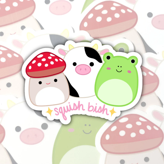 Squish Bish Sticker