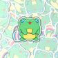 Pride Frog Flag Stickers