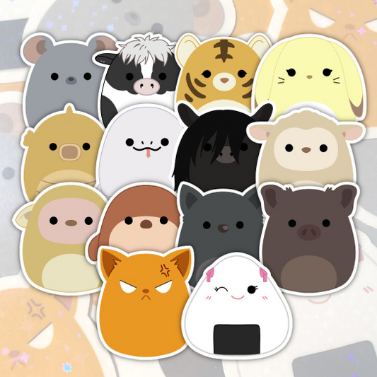 Fruits Basket Squishmallow Stickers