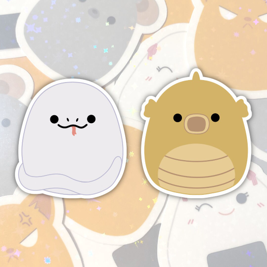 Fruits Basket Squishmallow Stickers